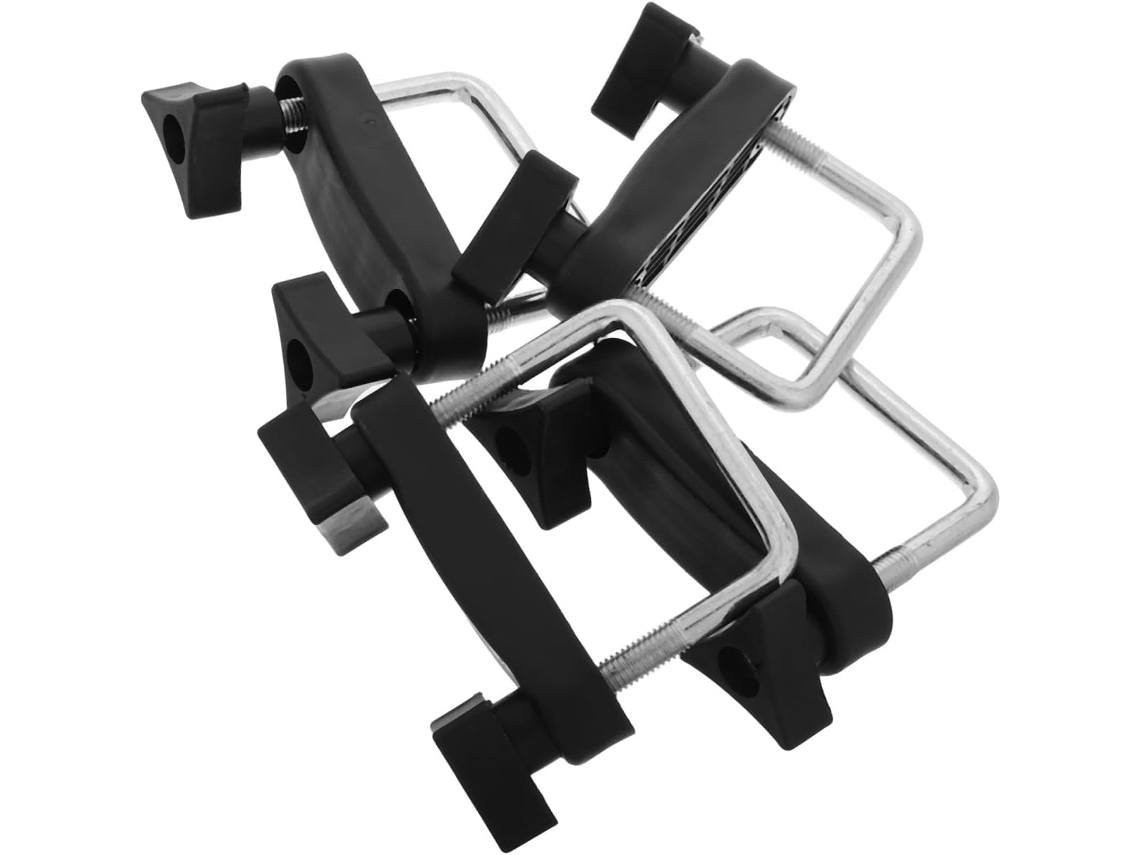 Clips De Fijación Para Barras Transversales De Coche De 6 Cm, Paquete De 4, Fabricados En Plástico Resistente, Sujeción Segura.