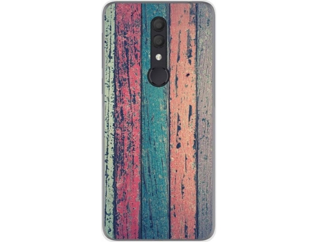 Carcasa Alcatel 1X (2019) TUMUNDOSMARTPHONE Madera 10 Multicolor