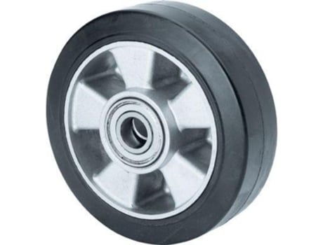 Rueda Deb200-20-60 Nucleo Aluminio Y Banda Goma Negra Elastica Bolas ALEX