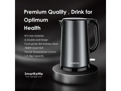 Olla Eléctrica (diseño De Doble Pared, Gran Capacidad De 1.7l) Producto Tonton Oraimo Oh-k20 Kettle