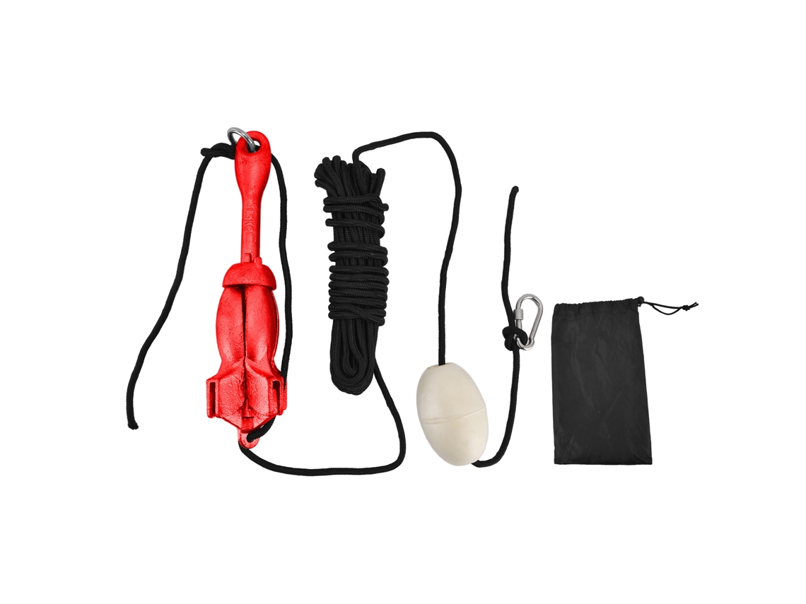 Kit De Ancla Plegable Para Barco, 1,5 Kg, Con Boya De Señalización Y Cuerda De 10 M - Accesorio Náutico