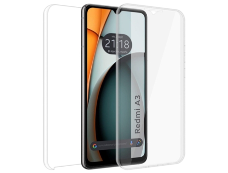 Funda para Xiaomi Redmi A3 TUMUNDOSMARTPHONE Transparente