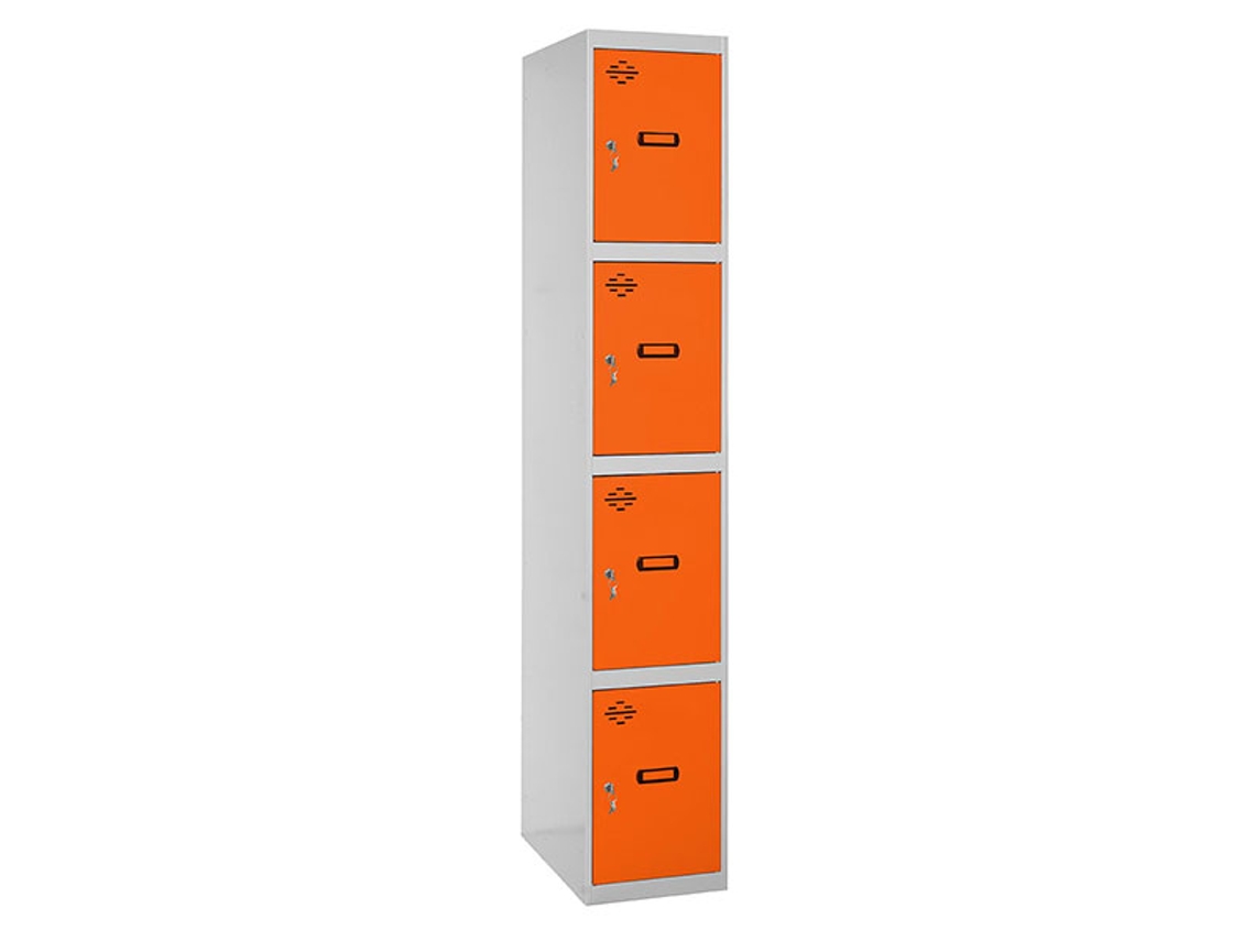 Simonlocker Profesional Desmontable 4 Puertas 1/4 300 Inicial Gris/Natural SIMON RACK
