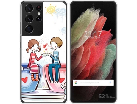Carcasa Samsung Galaxy S21 Ultra 5G TUMUNDOSMARTPHONE Café Multicolor