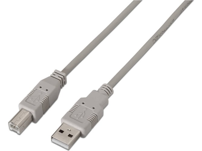 Cable USB AISENS (USB - USB - 1 m - Beige)