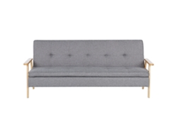 Sofá cama BELIANI Tjorn de Poliéster Gris 204x85x84