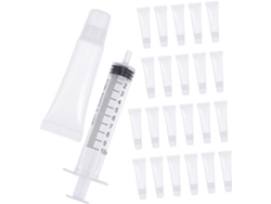 Juego De Tubos Recargables Para Brillo Labial Con Envases Cosméticos Vacíos.