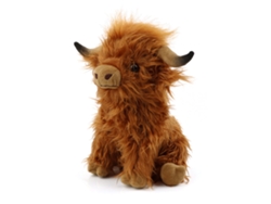 2026-muñeco De Peluche Vaca Highland Marrón 25cm, Animal De Peluche Vaca Escocesa, Torro Fluffy Juguete De Peluche