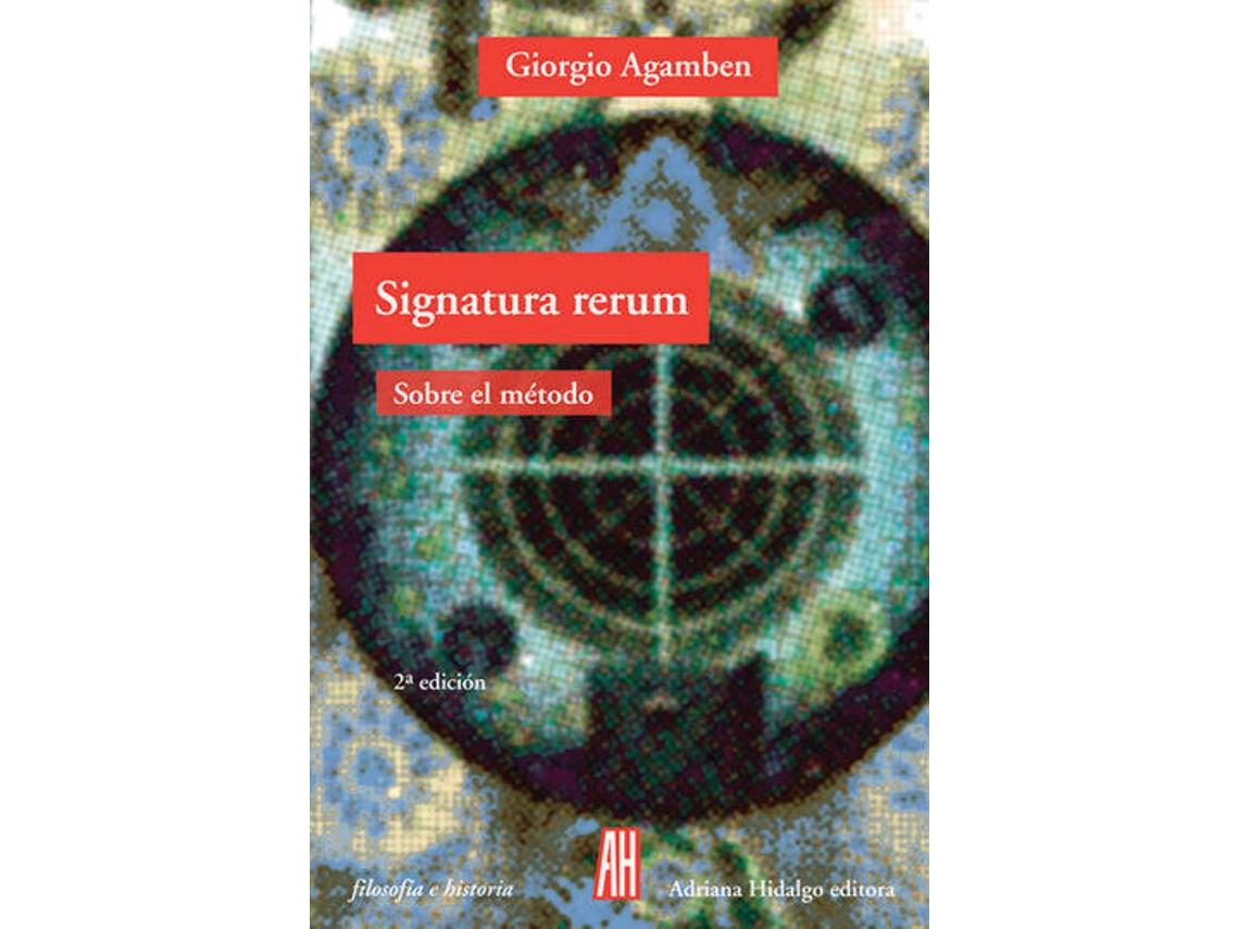 Libro Signatura Rerum de Giorgio Agamben (Español)