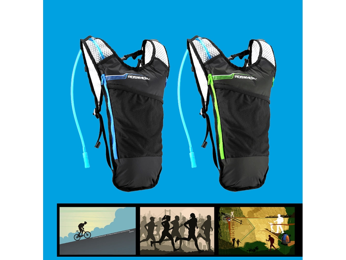 Mochila De Hidratación Superligera De 5 Litros Con Bolsa De Agua De 2 Litros Para Ciclismo, Senderismo, Running Y Actividades Al Aire Libre.