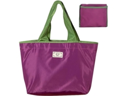 Bolsa de almacenamiento plegable, reutilizable y ecológica Digitallab, 44 x 42 cm (morada)