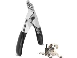 Tijeras para uñas de mascotas rápidas y prácticas, cortauñas para gatos y perros negros.