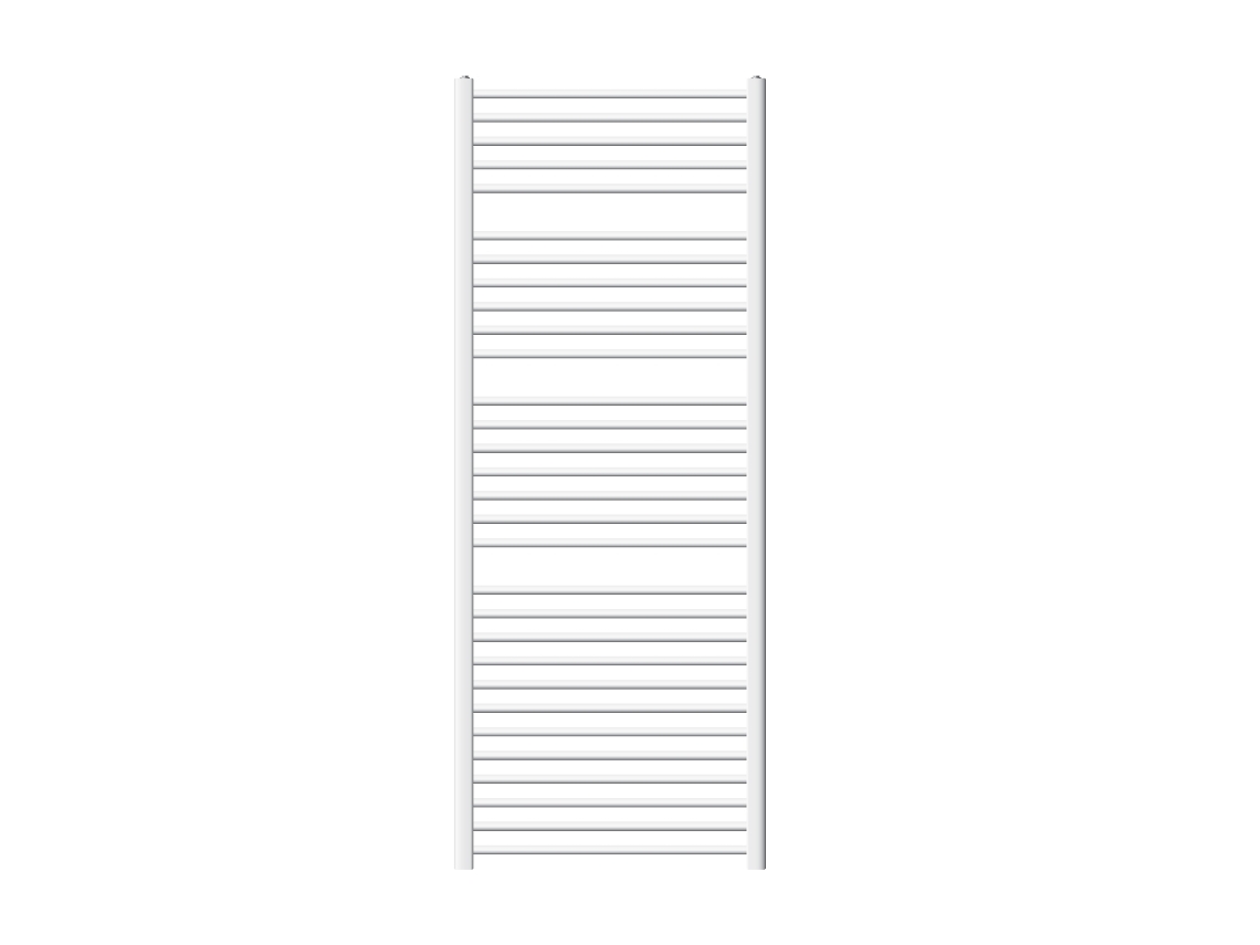 Radiador Toallero De Baño Luxebath Sahara 750x1800 Mm Blanco Recto, Conexión Lateral