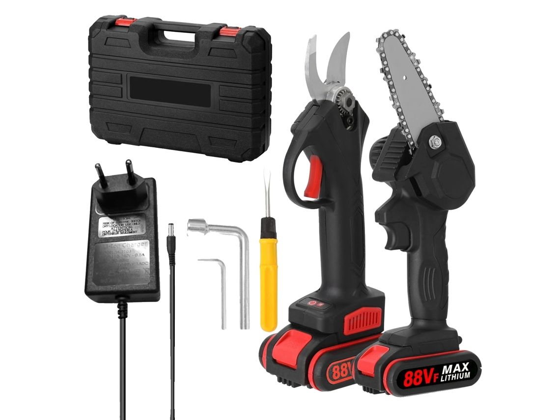 Kit de podadora eléctrica, tijeras de podar sin escobillas, sierra de marcha, color como se muestra en el OEM