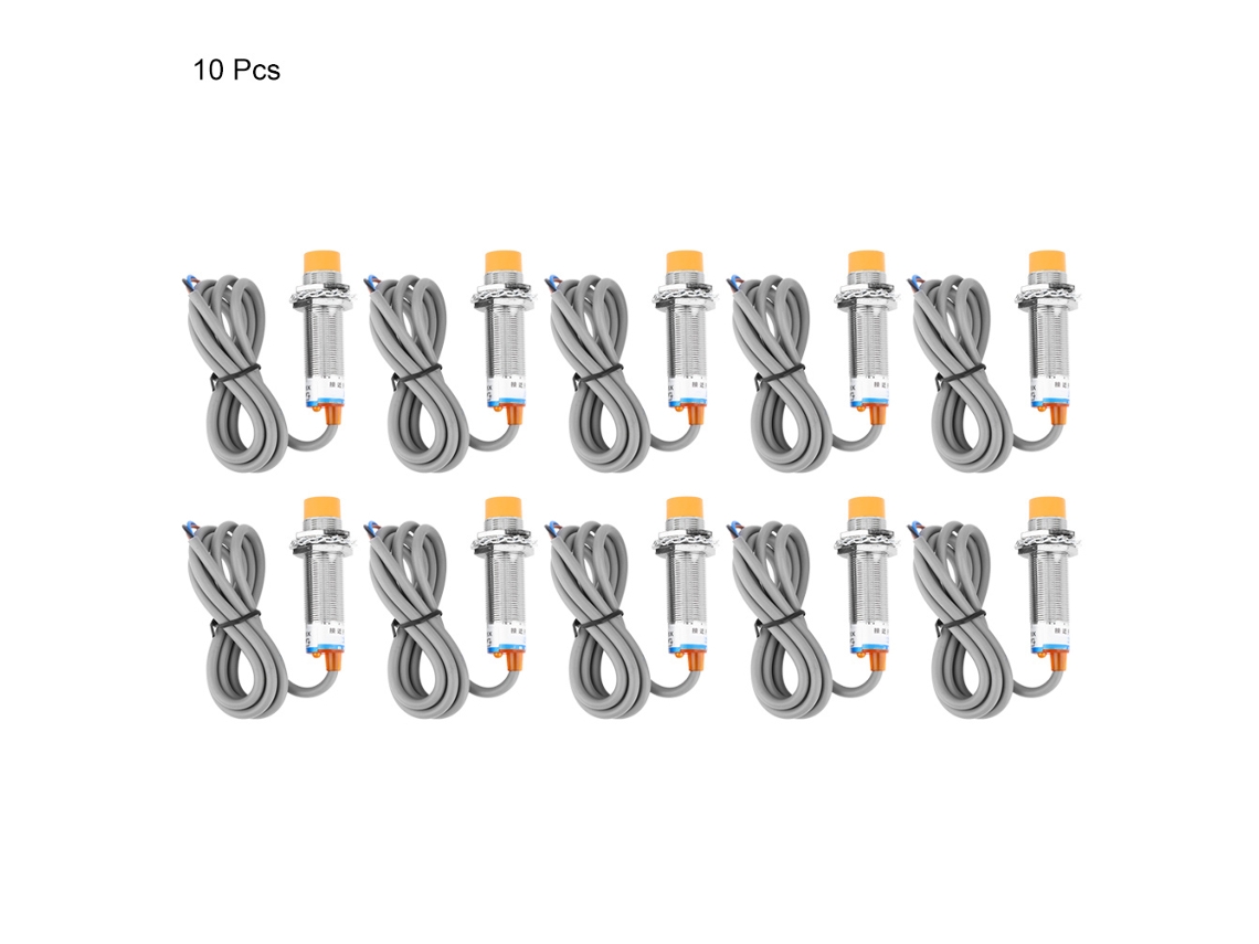 Veloriskku-10 Piezas Jyio® Interruptor de proximidad inductivo NPN normalmente abierto de 3 cables DC6~36V