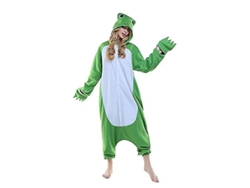 2026-pijama Traje De Rana Navideño De Talla Adulto Y Niño Con Detalles Fantásticos Hecho De Felpa Suave Y Abrillantador