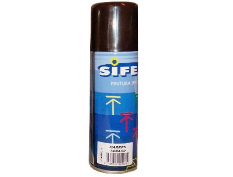 Sifer pintura spray esmalte acrili.brillante 200ml marron tabaco