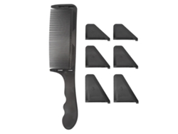 Peine Curvo Para Barberos Forma S Arc Professional Para Corte De Pelo Flat Top Negro