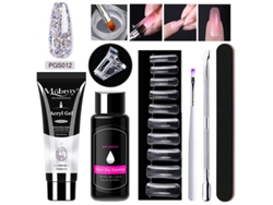 Kit de extensión de uñas de gel, herramientas para uñas pgs012 Yunzii