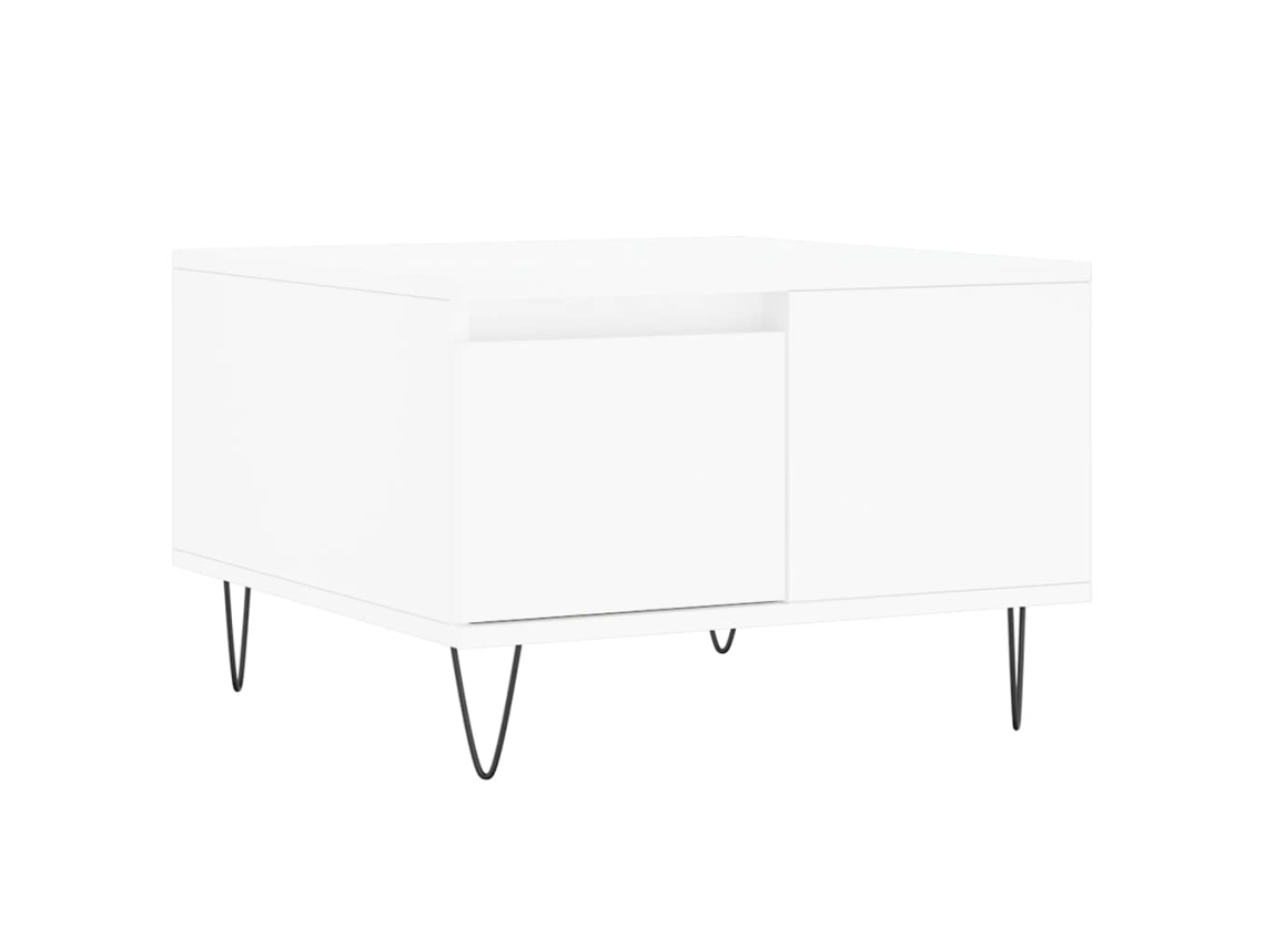 Mesa de centro blanca MAISON EXCLUSIVE 55x55x36,5 cm
