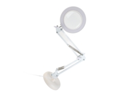 Lupa de oficina 8x 2026 con 64 LED, luz de escritorio, brillo ajustable, 10 niveles, brazo plegable, USB para grabado e impresión de oficina.