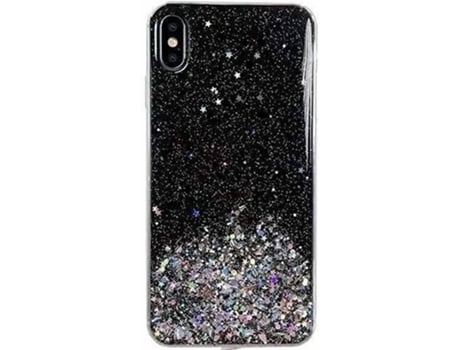Funda Xiaomi Redmi Note 8T WOZINSKY Star Glitter Shining Negro