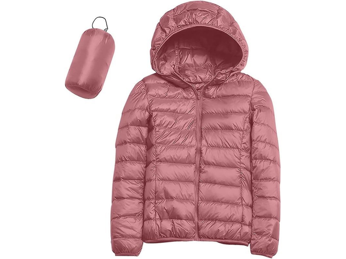 2026-chaqueta De Plumas Ligera Para Mujer Con Capucha, Abrigo Impermeable Y Compacto Con Bolsa De Almacenamiento