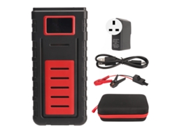 Arrancador portátil para coche de 12 V, 3000 A y 30000 mAh con pantalla digital y botón SOS LED.