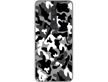 Carcasa Alcatel 1X (2019) TUMUNDOSMARTPHONE Snow Camuflaje Multicolor