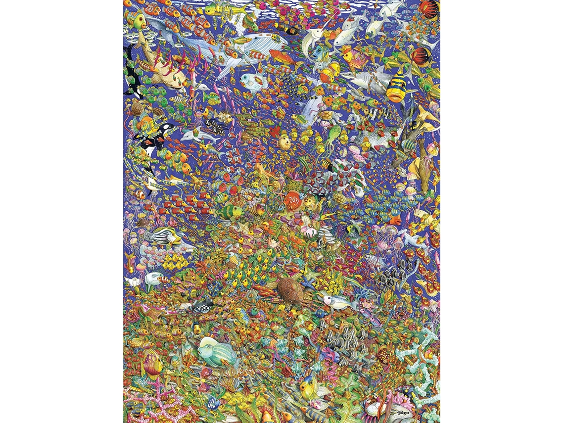 Rompecabezas de animales de Ravensburger Shoal con 1500 piezas