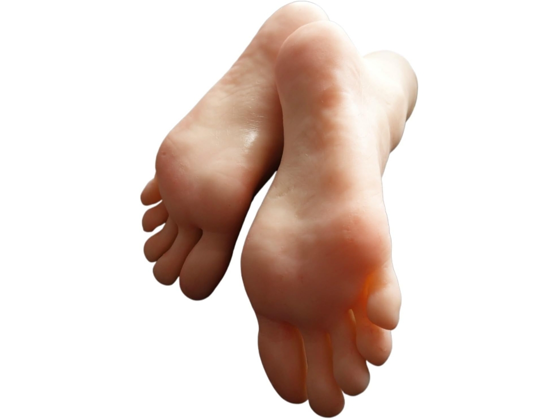 Maniquí De Pie De Silicona, Modelo De Medias, Uñas Postizas Para Mujeres Y Hombres, Hueso
