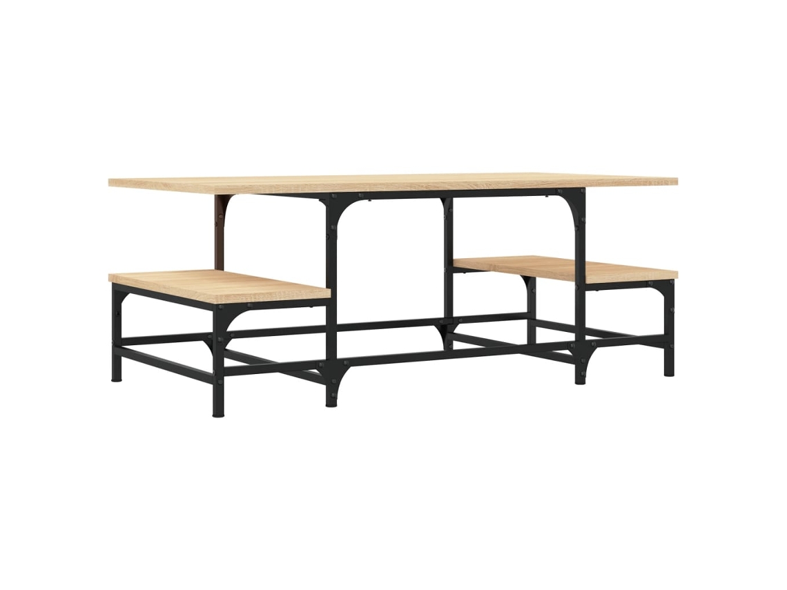 Maison Exclusive - Mesa De Centro Madera De Ingeniería Roble Sonoma 100x50,5x40 Cm