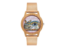 Reloj De Pulsera De Silicona Moda Cuarzo Unisex Hombre Mujer Oro Rosa