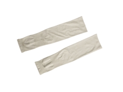 Ymsl Mangas De Brazo De Protección Solar Blanco Nylon Transpirable Cómodas Para Ciclismo Fútbol Uv Protection Open End Design Hxl