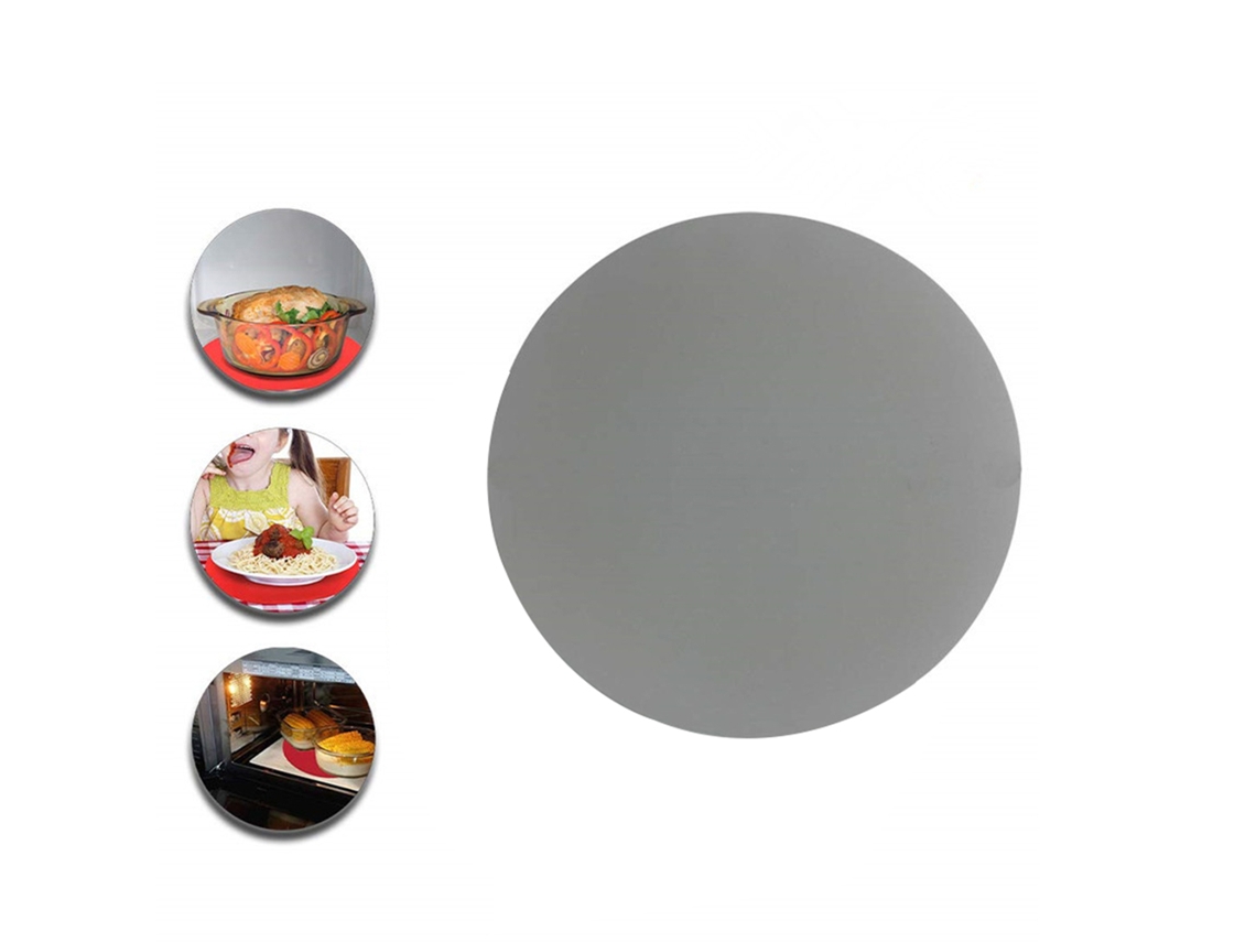 Alfombrilla De Silicona Para Microondas De 30 Cm, Resistente Al Calor, Antiadherente, Aprobada Por La Fda Y Reutilizable.