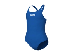 Bañador de Niña para Natación ARENA Pieza Team Solid Azul (10/11 Años)