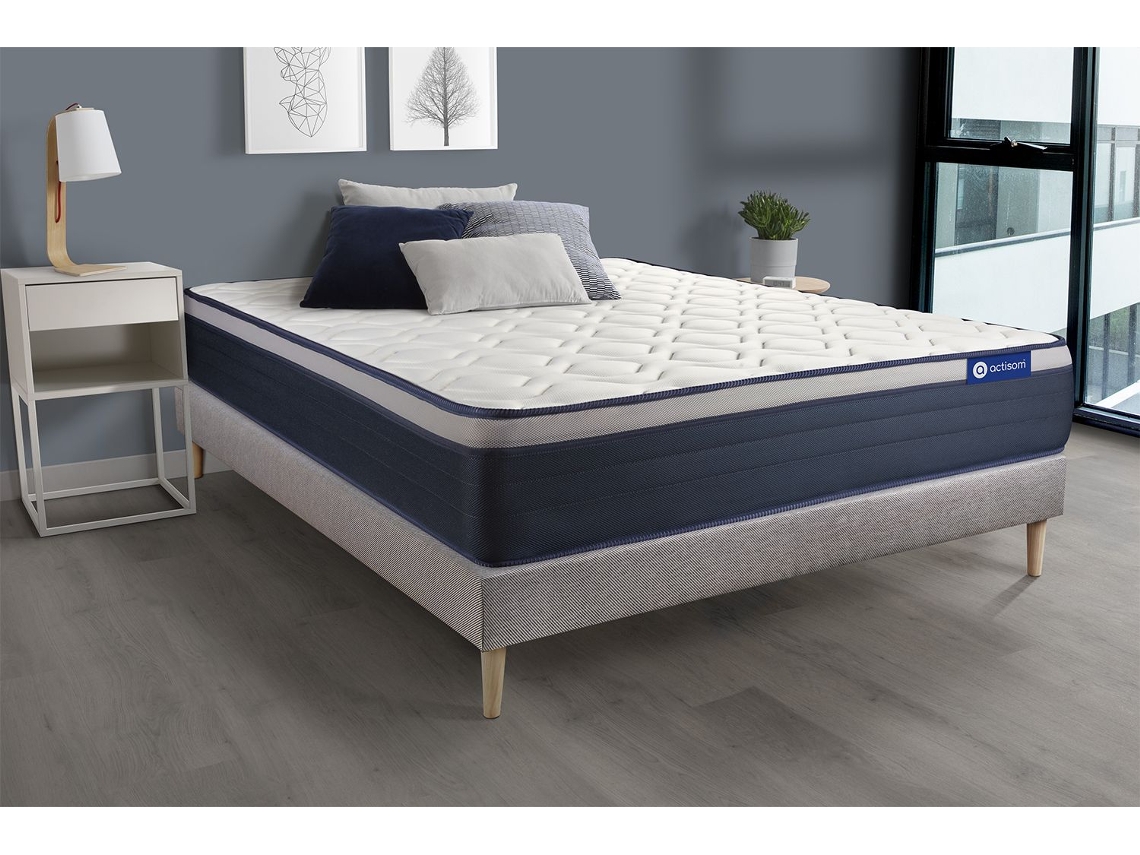 Canapé de Matrimonio Actiflex Zonas Confort ACTISOM Espuma con memoria Gris (140x190)