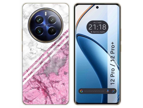 Funda Diseño Mármol para Realme 12 Pro 5G / 12 Pro Plus 5G TUMUNDOSMARTPHONE Silicona Multicolor