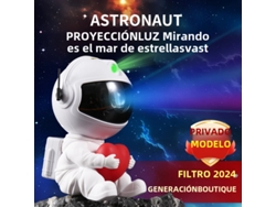 (corazón Rojo) Proyección De Cielo Estrellado Vía Láctea Luz Nocturna Led Astronauta
