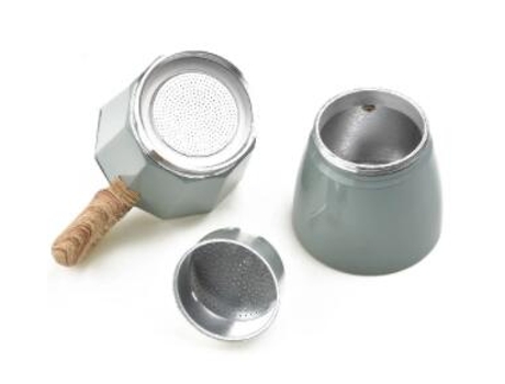 Cafetera de aluminio PERCOLADER STUDE TOP MOKA POT STOVETOP CAFERA HERRAMIENTAS DE COCINA