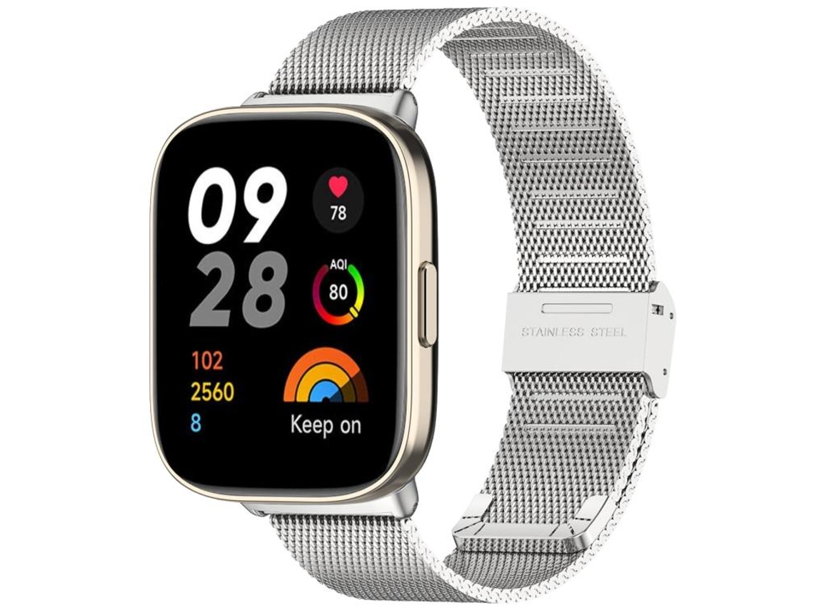 Pulsera para Redmi Watch 3 - Malla de acero - Hebilla metálica