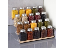 Estante de especias de madera de varios niveles para la cocina Tommy01