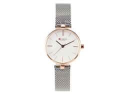 Reloj De Pulsera Unisex Zhoulianfa Blanco De Cuarzo Con Correa De Cuero Sintético, Números Romanos, Números Romanos