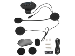 Auriculares Bluetooth Para Motocicleta Bt12 Con Micrófono, Auriculares Para Casco, Intercomunicador Estéreo Con