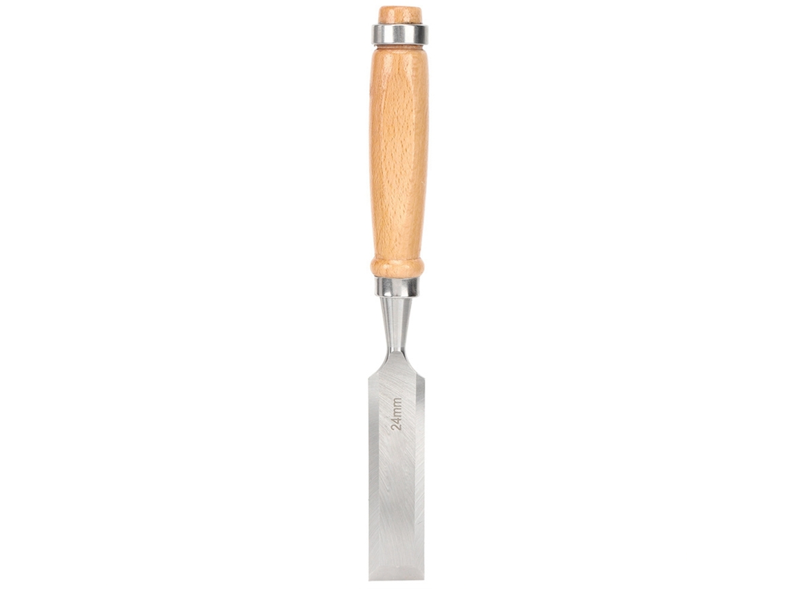 Cincel De Carpintero Con Mango De Madera, Acero Cr V De 24 Mm, Herramienta Profesional Para Trabajar La Madera.