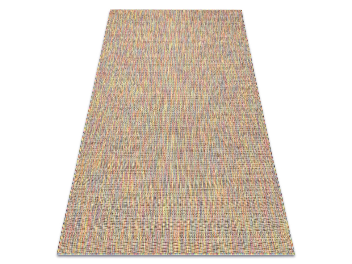 Moderno Fisy Alfombra Sisal 20789 Mezcla Arcoiris de Colores (80 x 150 cm)