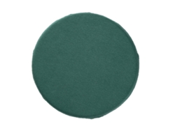 Esterilla Redonda Tatami De Espuma Viscoelástica, Lavable, Cómoda Para Salón Y Cocina, Verde, 35x35x3,5 Cm.