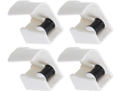 Juego 4 Soportes Adhesivos Pared Escobas Fregonas Sistema Antideslizante Clips Resistentes Mangos 19 28