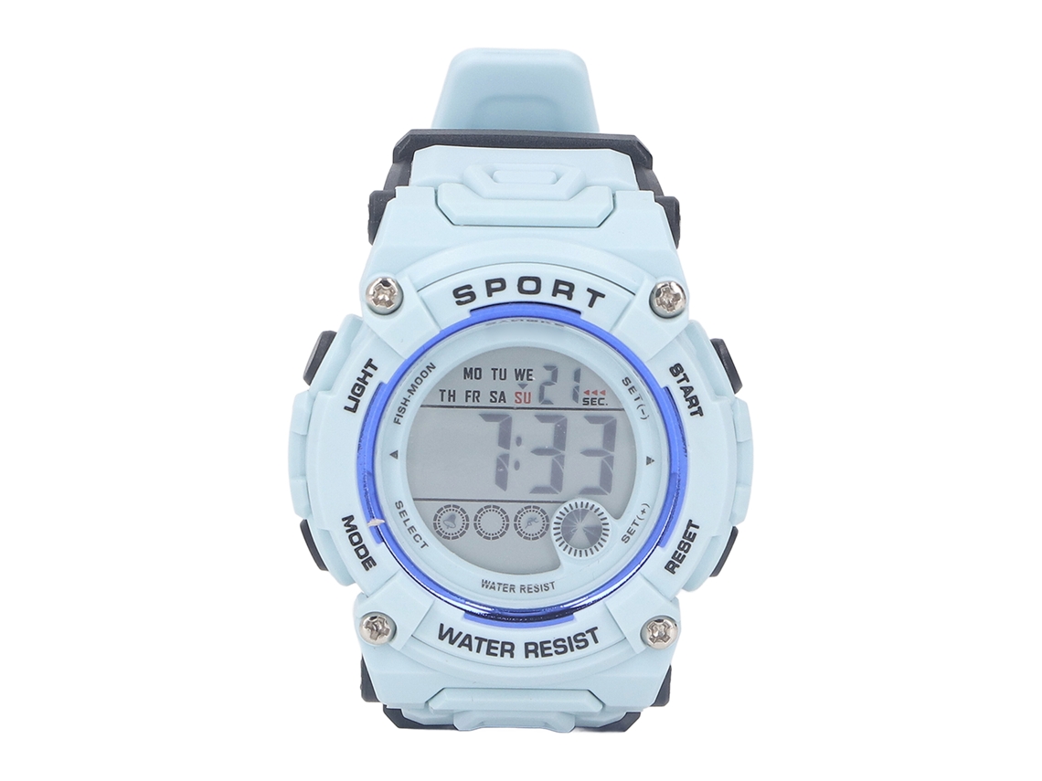 Reloj Deportivo Digital Infantil Con Cronógrafo, Resistente Al Agua, Funcional Y Multifuncional (wr50m).