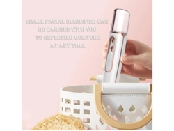 Nano Pulverizador Facial Vaporizador Facial De Névoa Fría Recargable Por Usb Tanque De Agua Visible Nano Pulverizador Rosa Yizhood